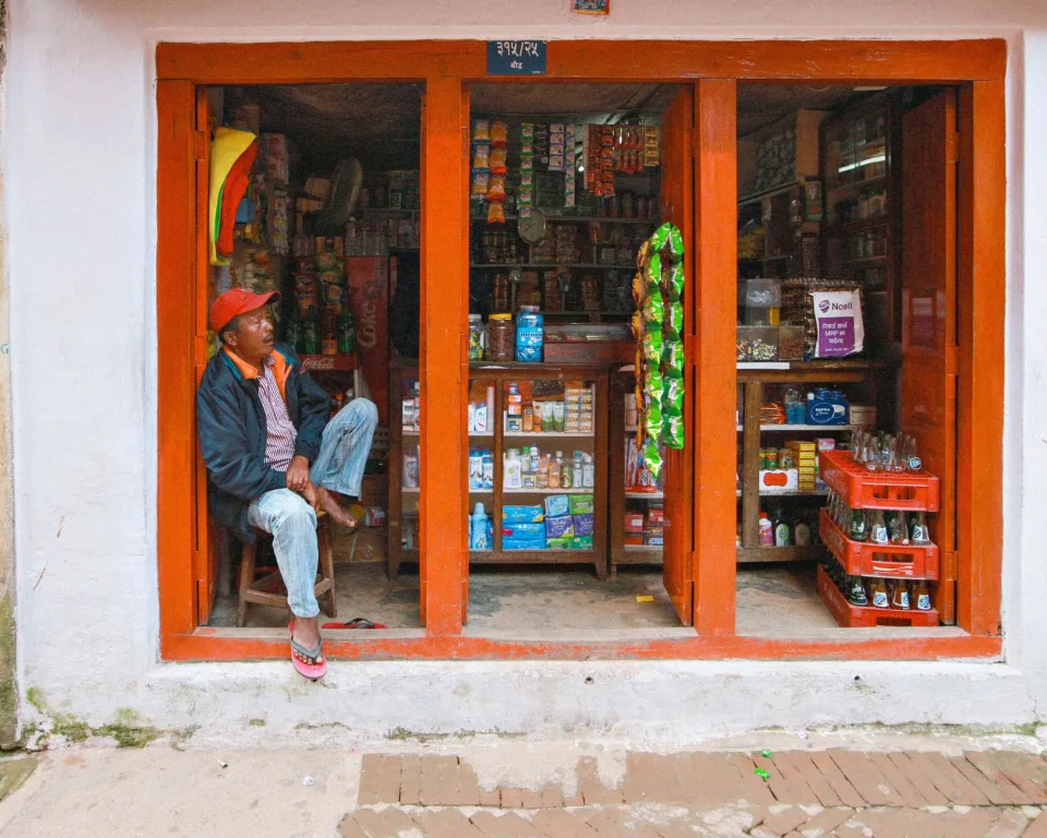 Kệ bánh kẹo và đồ khô